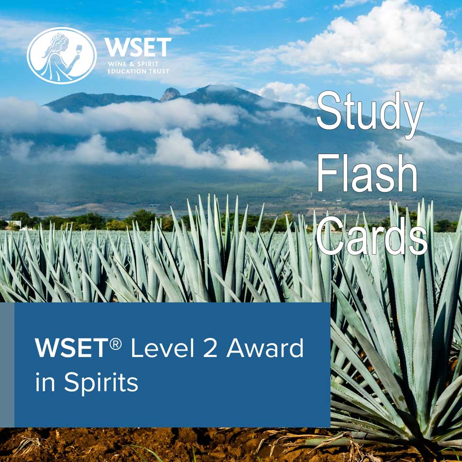 WSET Level 1 in Spirits – Flash Cards